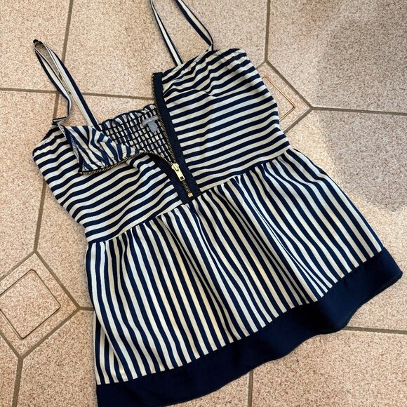 Charlotte Russe Sailor Striped Tank Top - Picture 4 of 4